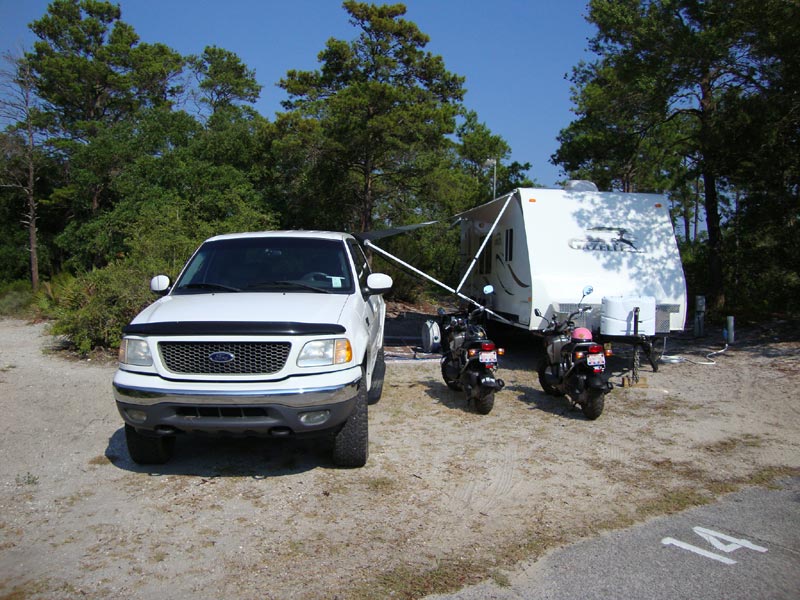 Camp Site at Big Lagoon State Park