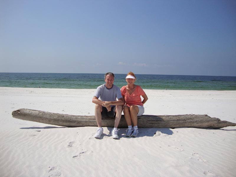 Sitting on the Driftwood